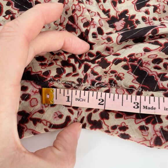 Scotch & Soda Vagabond Voyage Sz 2 Boho Pattern Pants Women's Pull On Drawstring - Picture 10 of 10